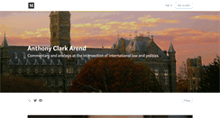 Desktop Screenshot of anthonyclarkarend.com